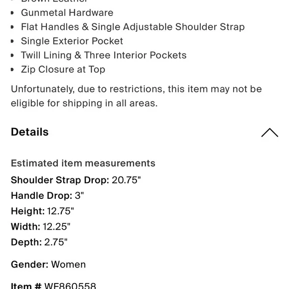 Frye Brown Leather Tote Bag - Classic Crossbody Carry - Picture 12 of 12